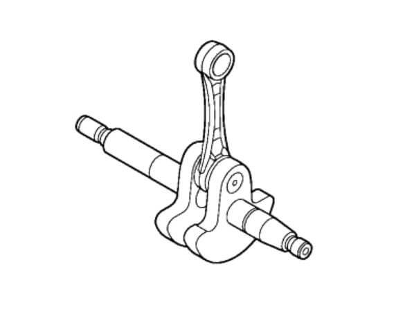 Коленвал Stihl 42410300401 для BG86