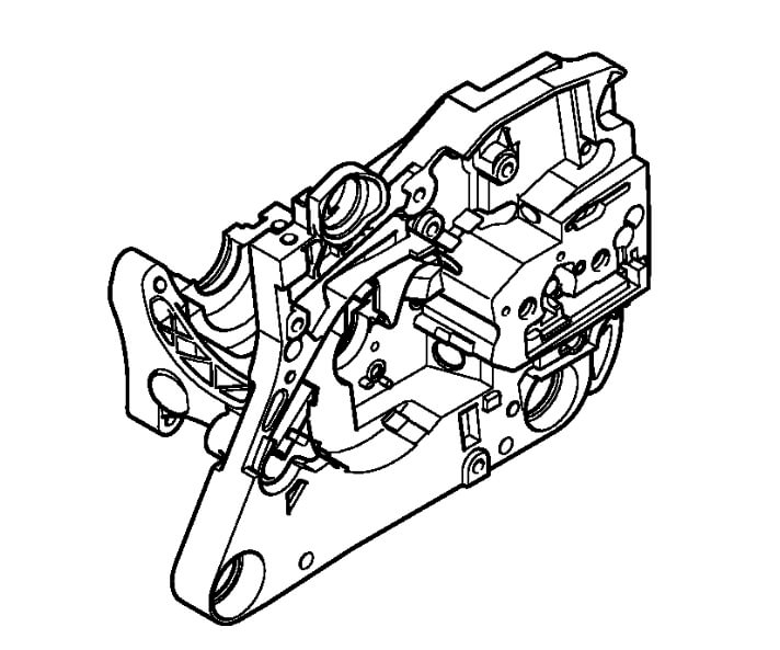 Картер Stihl 11330202100 для MS270/280 правая часть