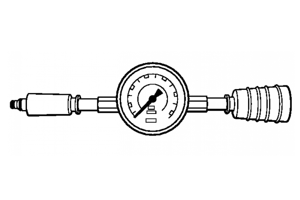 Манометр контрольный STIHL для RE142/162/271 (59108503204)