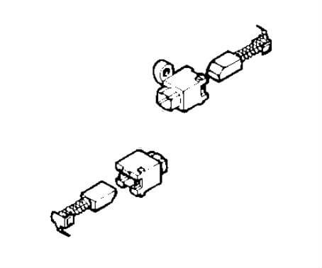 Щеткодержатель и щётка 2 шт. 230В STIHL для MSE 140,160 (1208-007-1001)