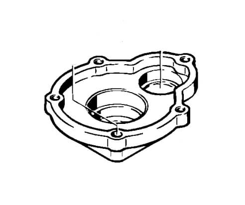 Крышка корпуса редуктора Stihl 43136410400 для BT120/121